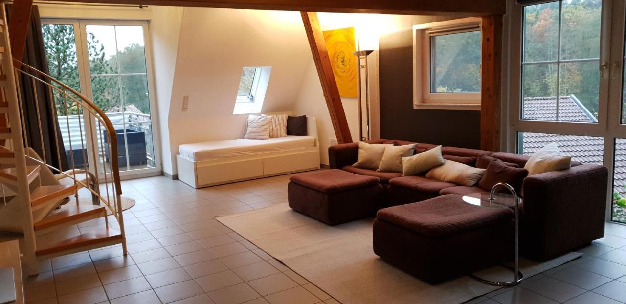Eigenes Maisonettehaus In Idyllischer Lage Mit Balkon, Nahe Messe, 24H Self-Check In, Gratis Parken Schwabach Exterior photo