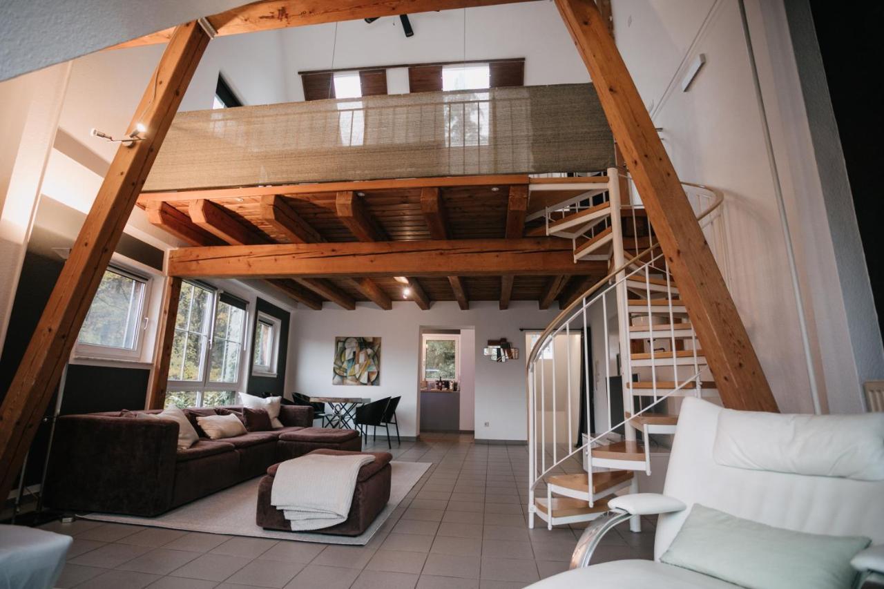 Eigenes Maisonettehaus In Idyllischer Lage Mit Balkon, Nahe Messe, 24H Self-Check In, Gratis Parken Schwabach Exterior photo